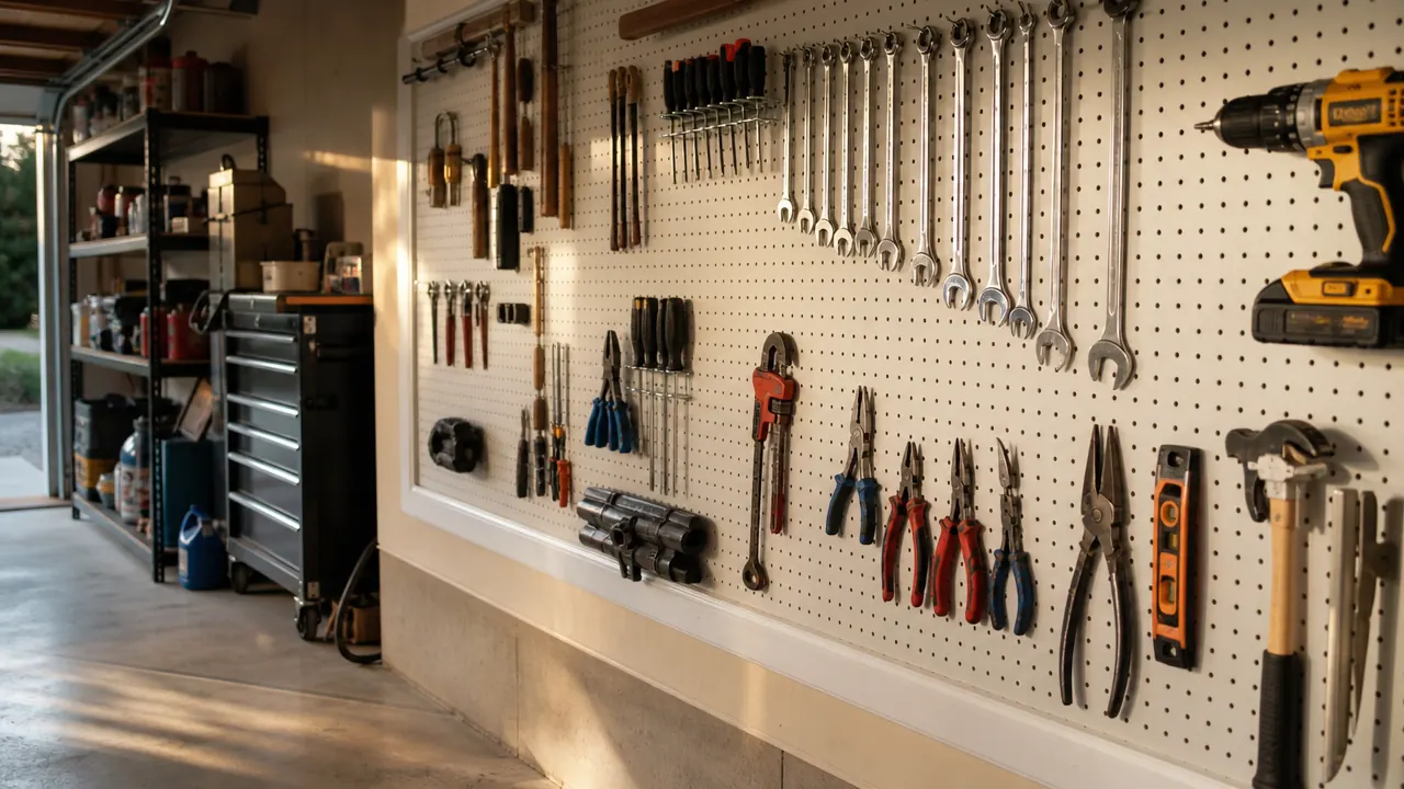 How a Single Pegboard Panel Finally Fixed My Embarrassing Garage